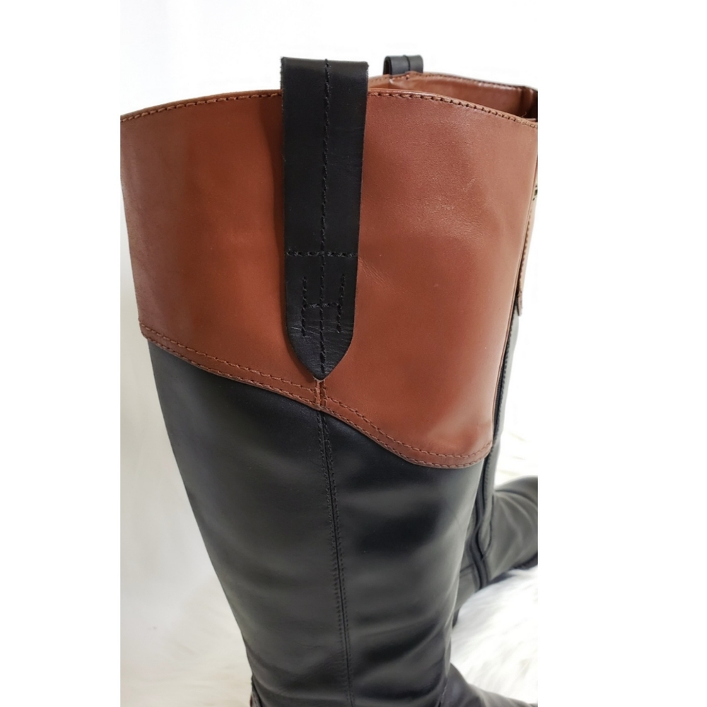 Tommy Hilfiger Devlin Black Brown Boots - Picture 5 of 12